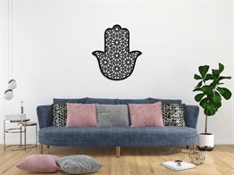 Fatma Ana'nın Eli Desenli Metal Tablo