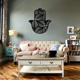 Fatma Ana'nın Eli Desenli Metal Tablo