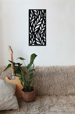 Yaprak Desenli Metal Tablo