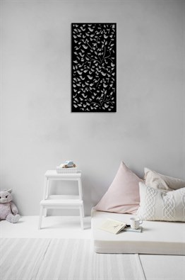 Yaprak Desenli Metal Tablo