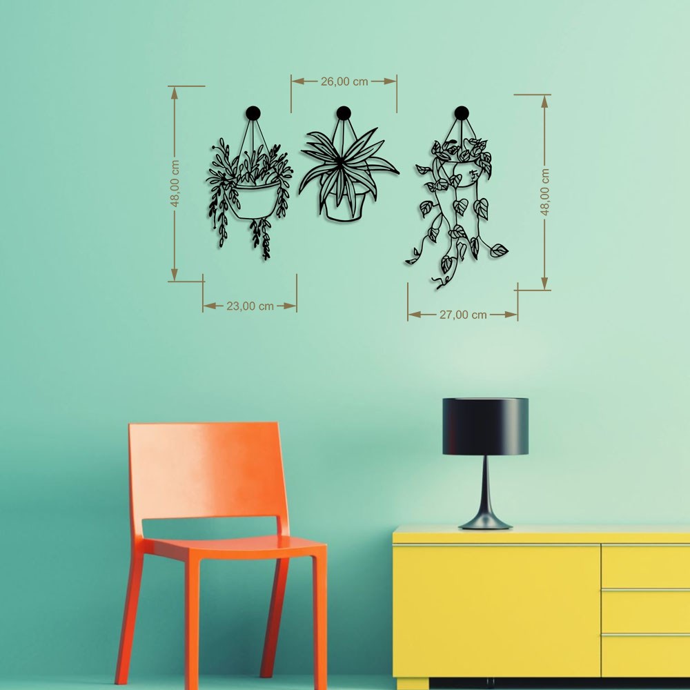 3'lü Set Aşk Merdiveni, Sukulent, Telgraf Çiçeği