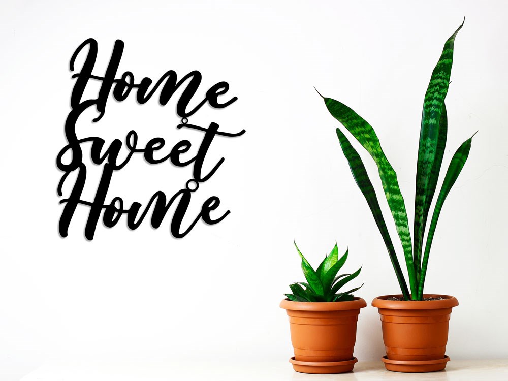 Home Sweet Home Yazılı Duvar Dekoru