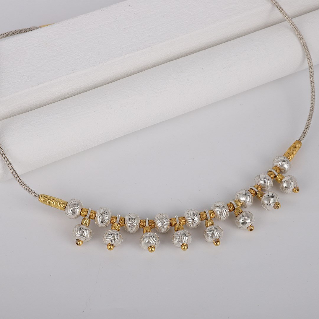 Kadın Çift Renkli Kazaziye Kolye