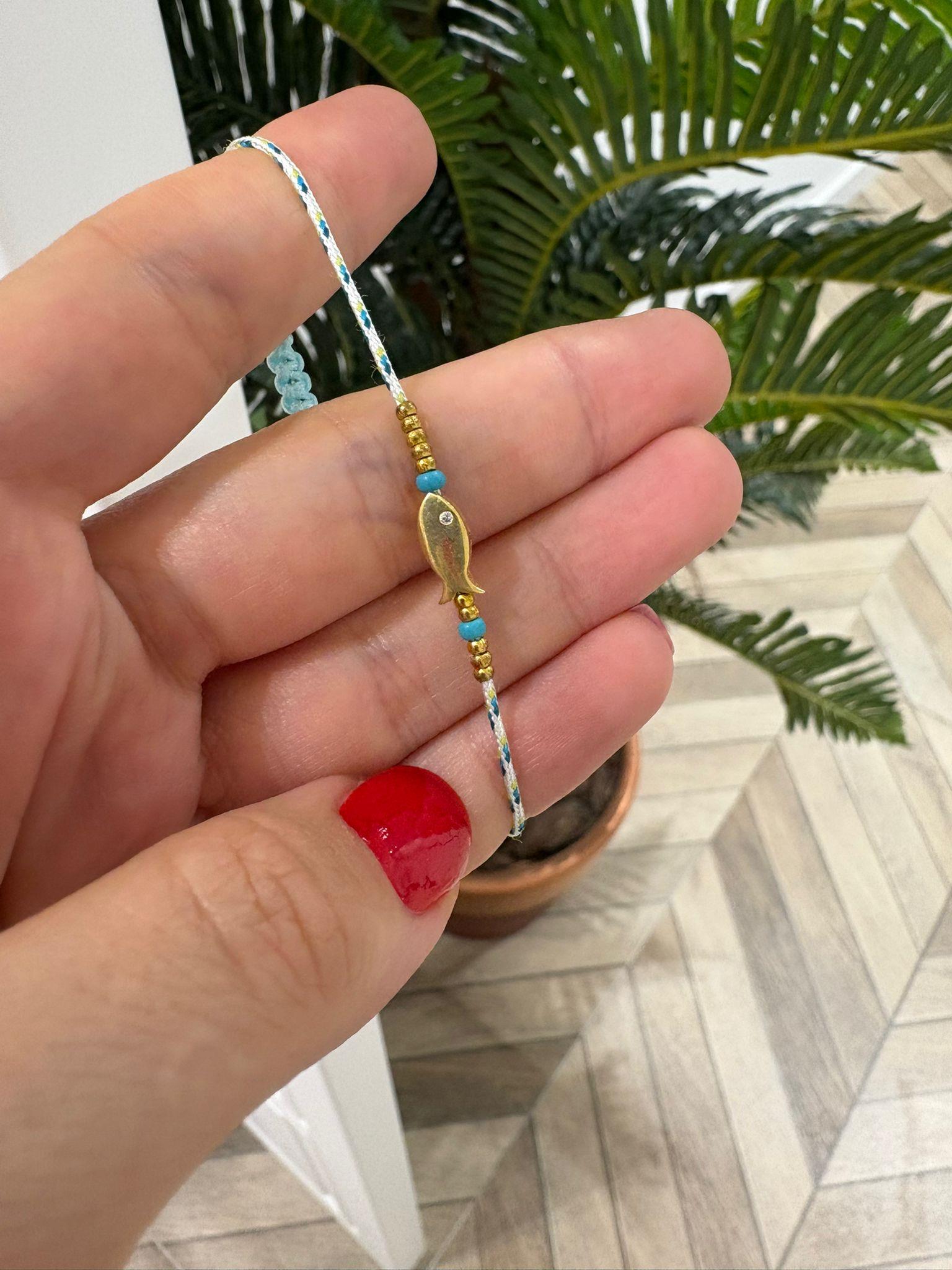 Kadın Gümüş İpli Balık Bileklik