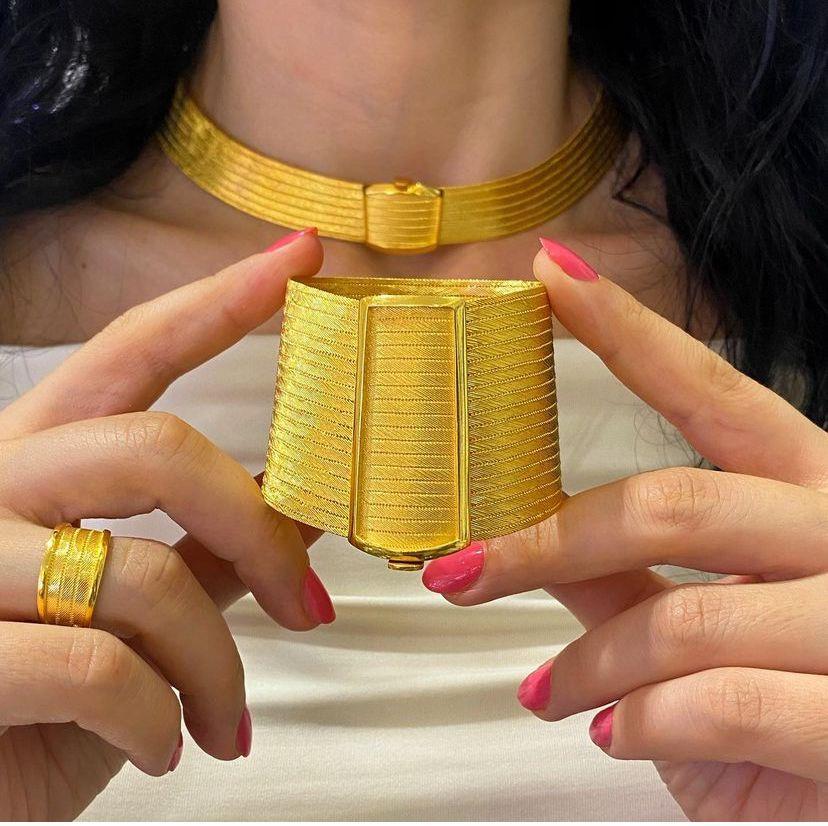 Kadın Gümüş Trabzon Hasır 19 Sıra  Bileklik 7 Sıra Gerdanlık ve Yüzük Seti