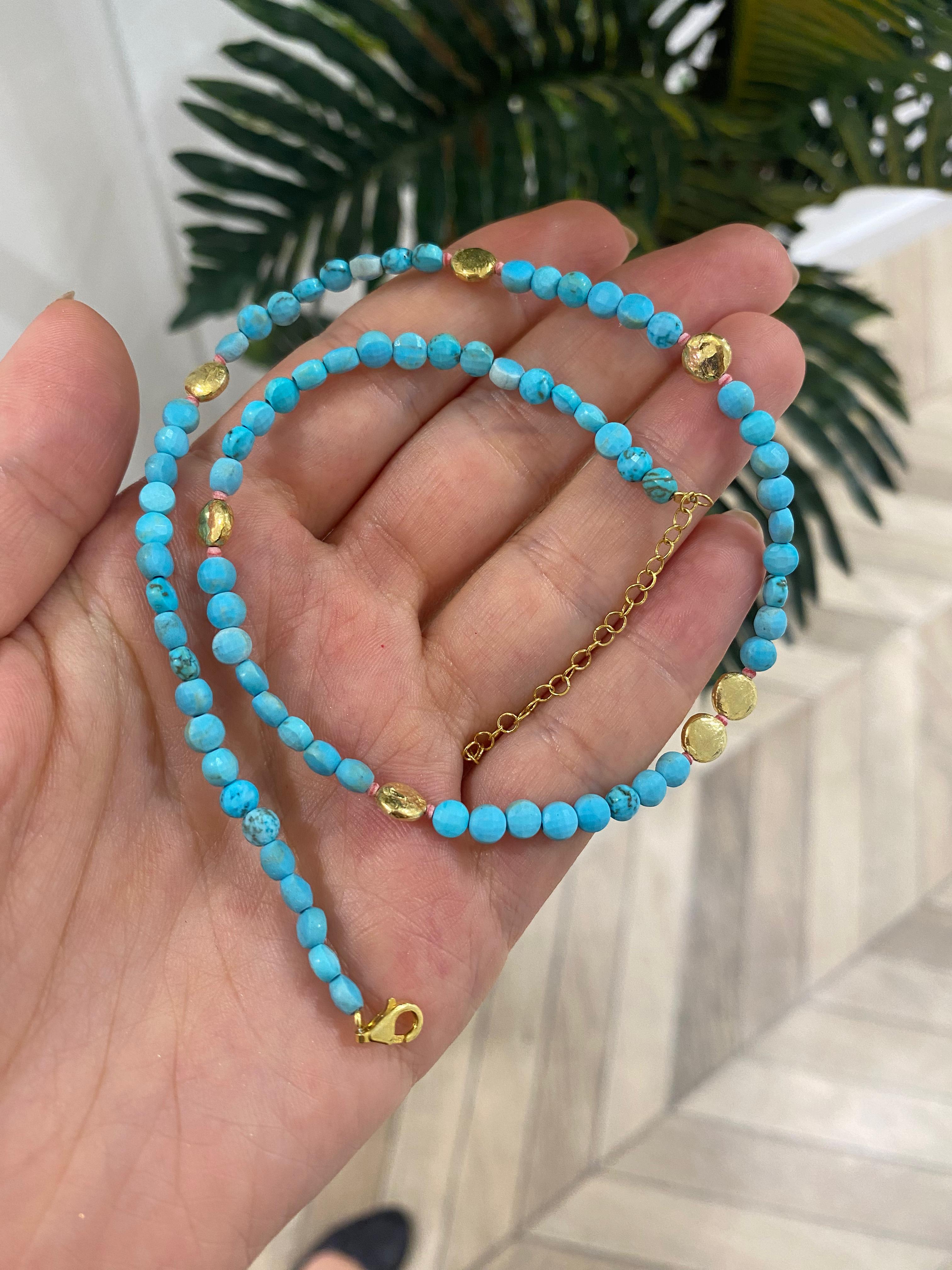 Kadın Gümüş Turkuaz Taşlı Kolye