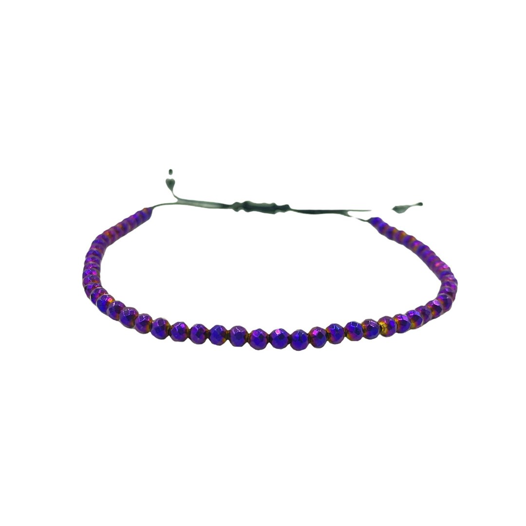 Hematit Mor Bileklik