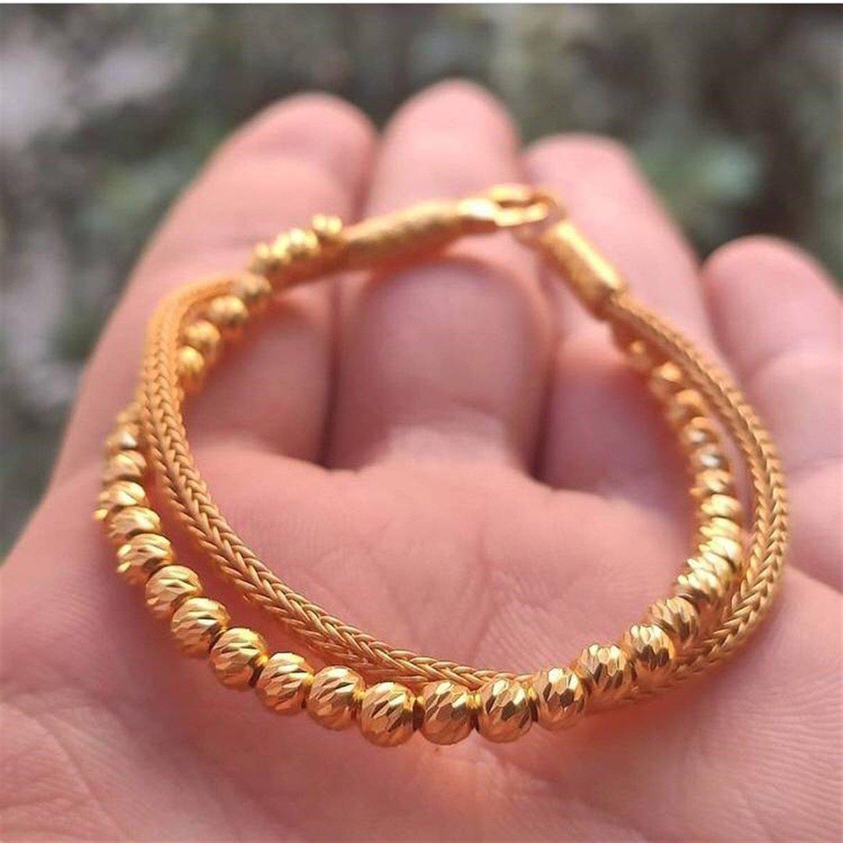 Kadın Dorica Kazaziye Bileklik Altın Kaplama