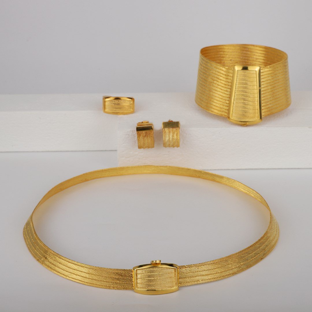 Kadın Gümüş 17 Sıra Hasır Set