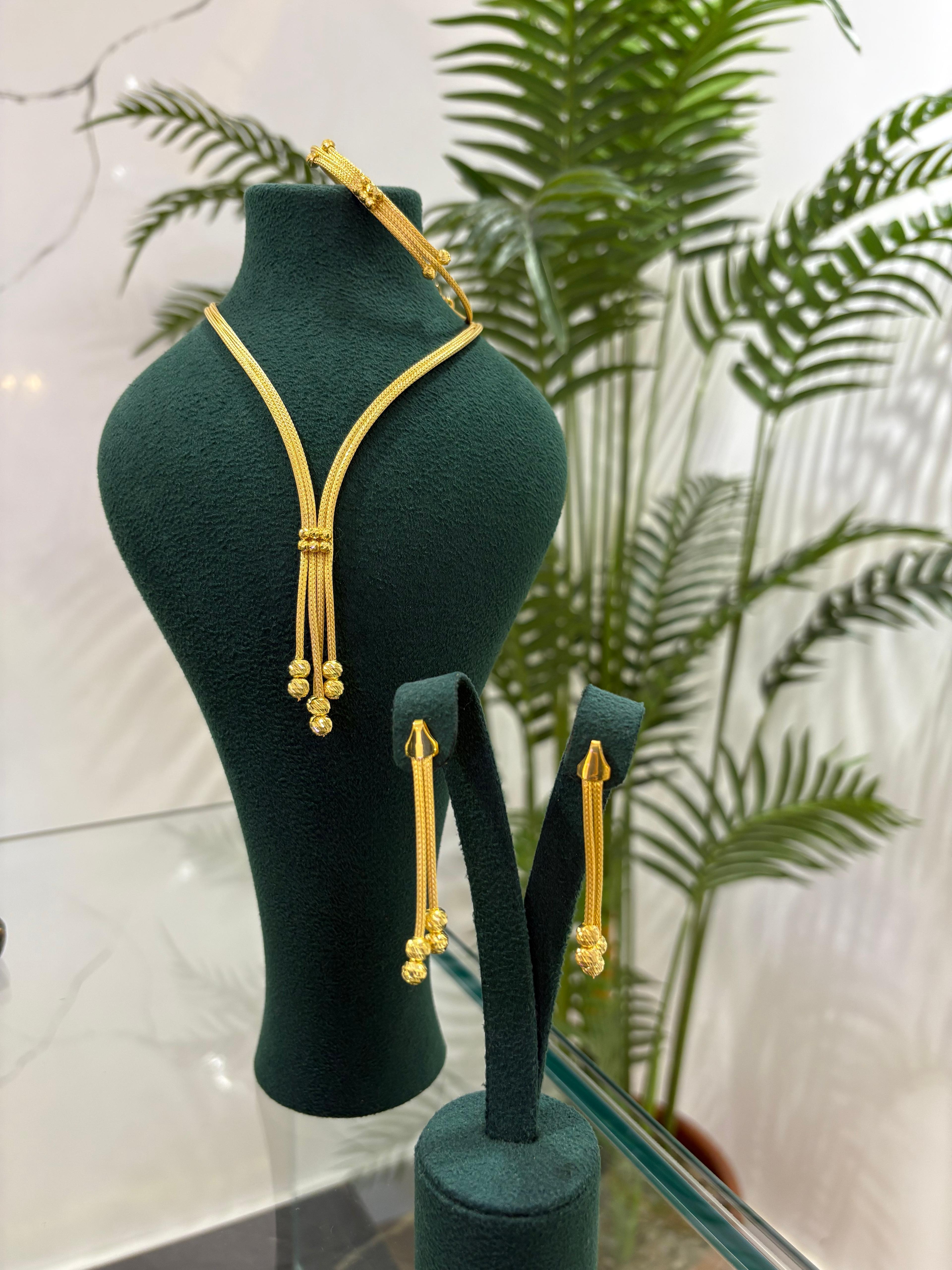 Kadın Gümüş Gold Düğün Set Takımı
