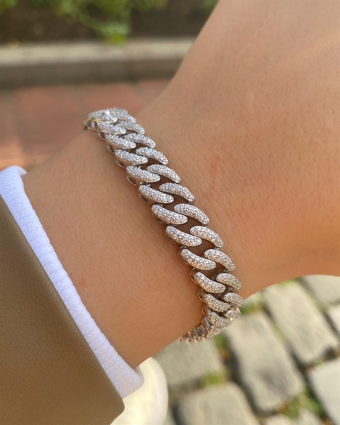 Kadın Gümüş Gurmet Bileklik