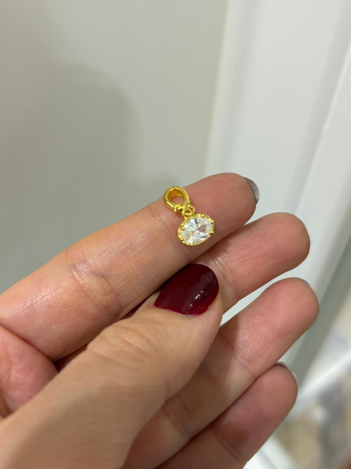 Kadın Gümüş Minimal Kolye Ucu 