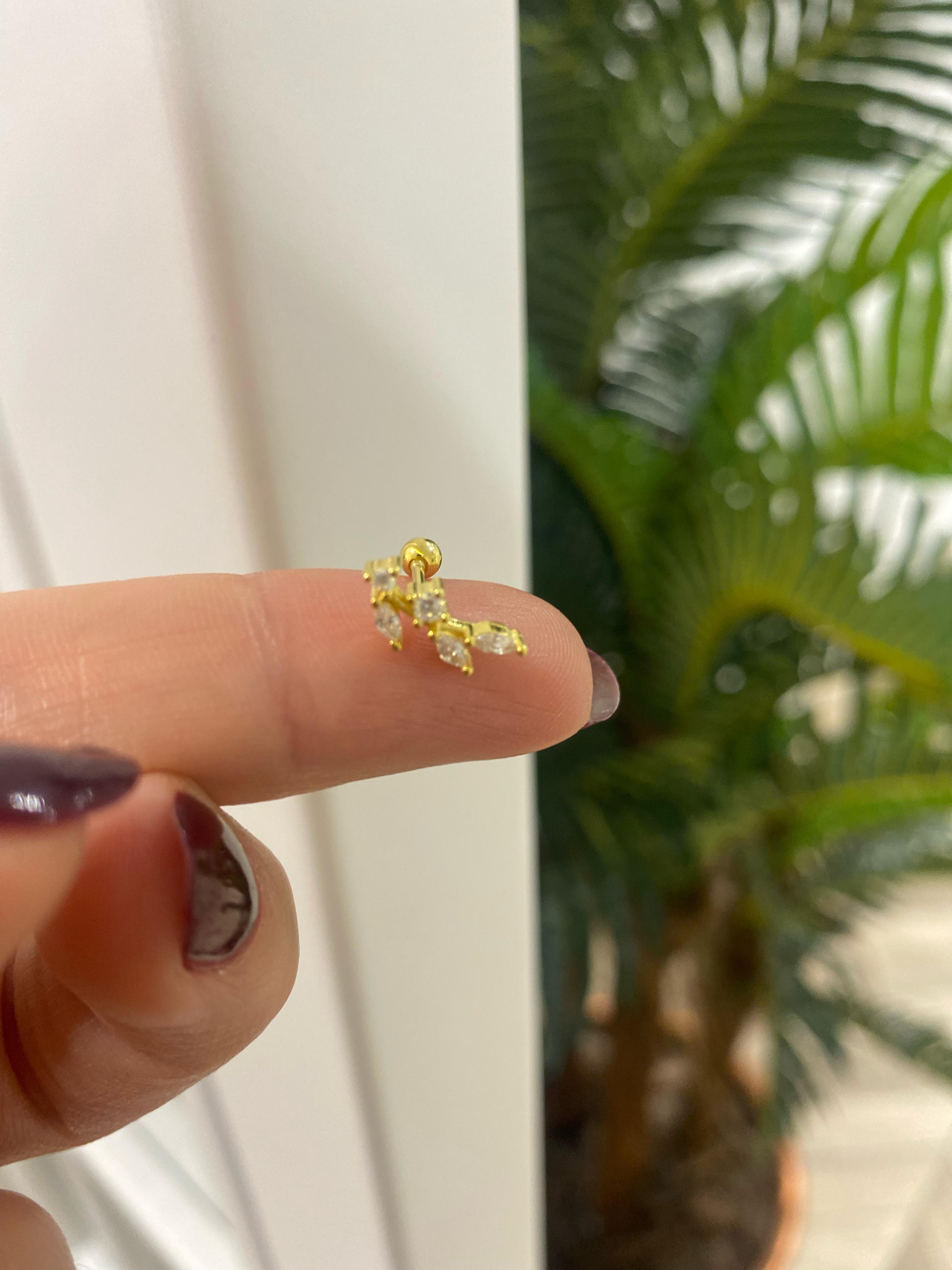 Kadın Gümüş Tragus