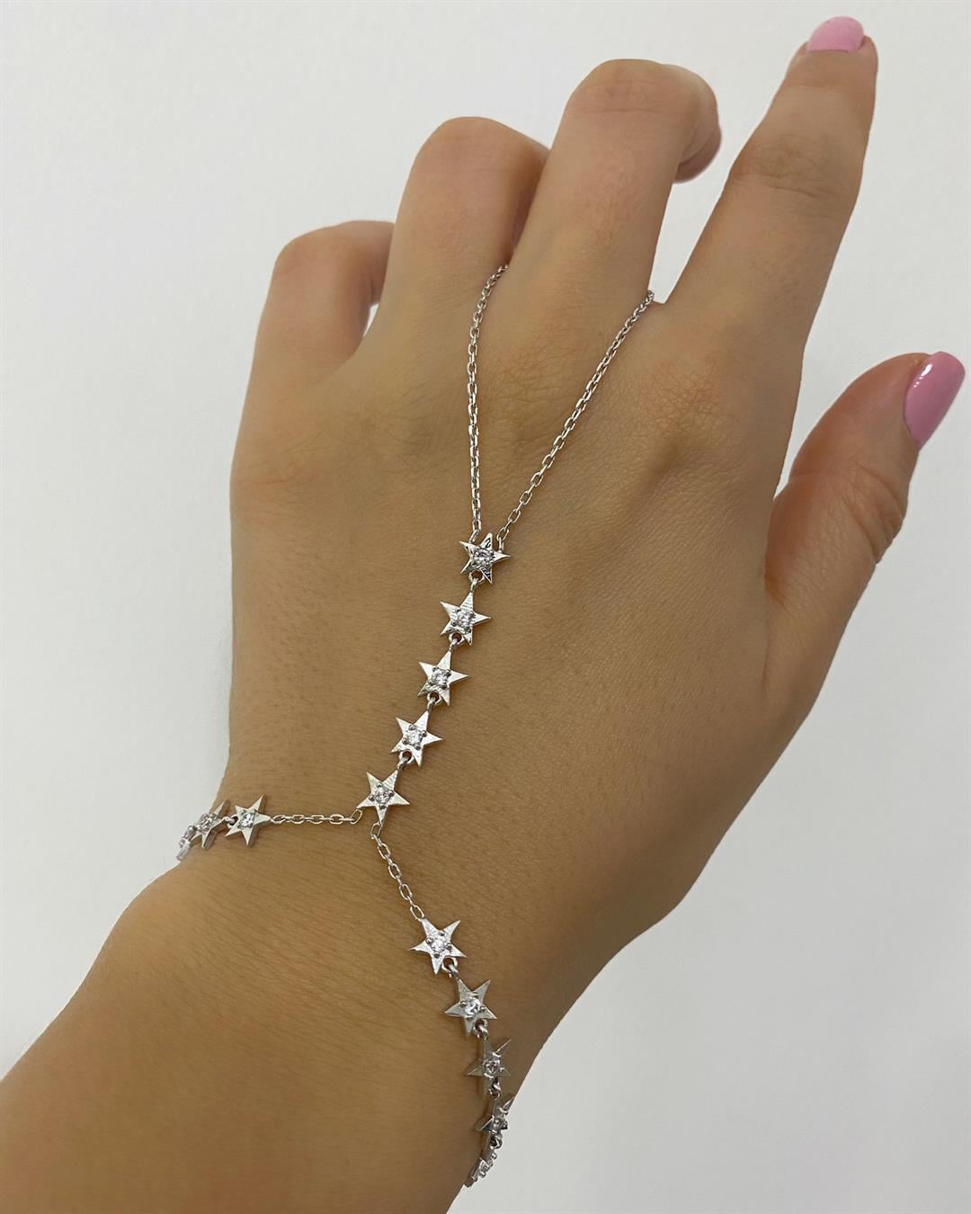 Kadın Gümüş Yıldızlı Şahmeran