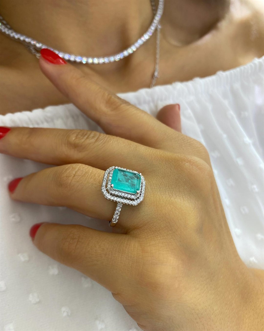 Kadın Gümüş Zirkon Taşlı Yüzük