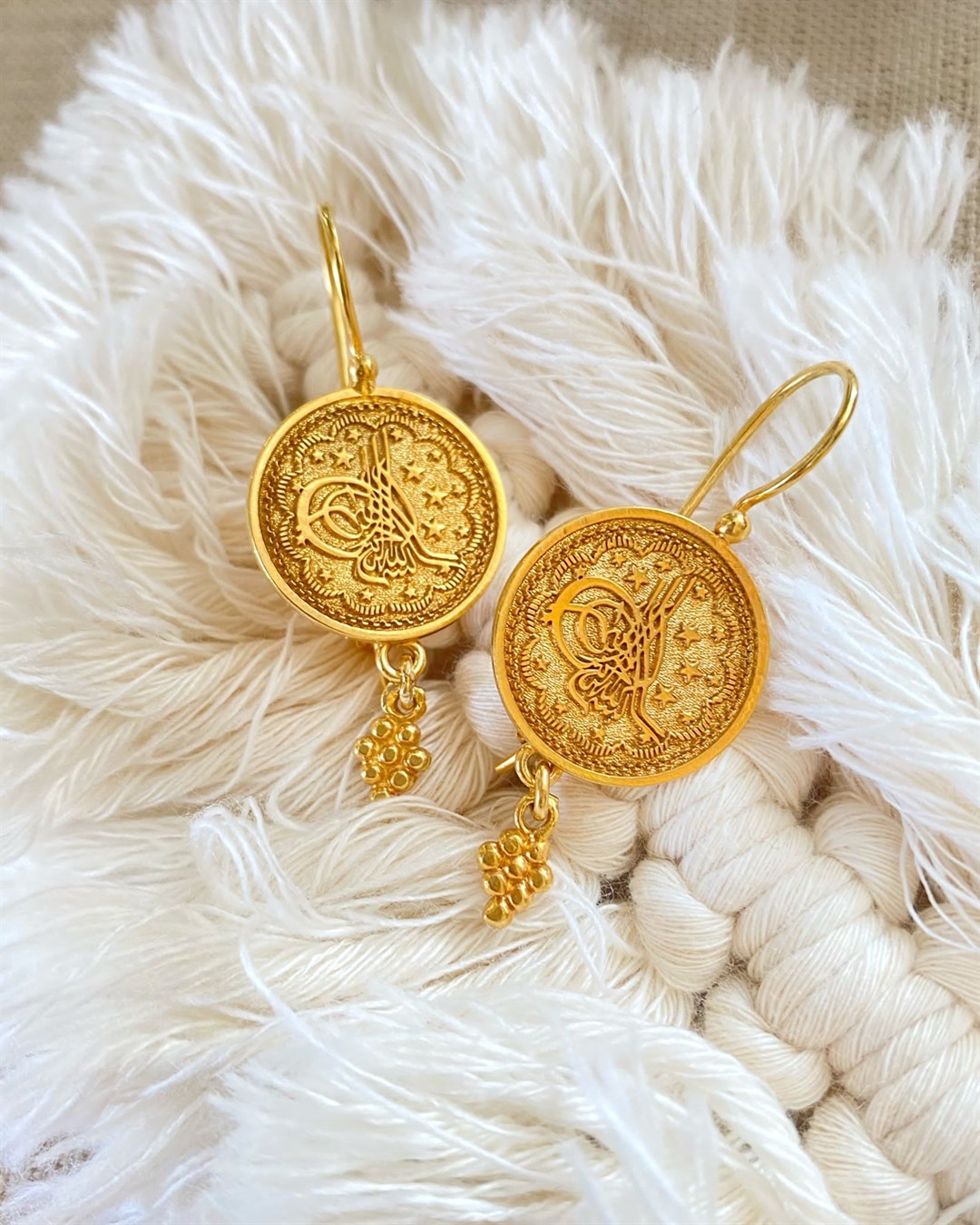 Women's Tugra Handiwork Earrings