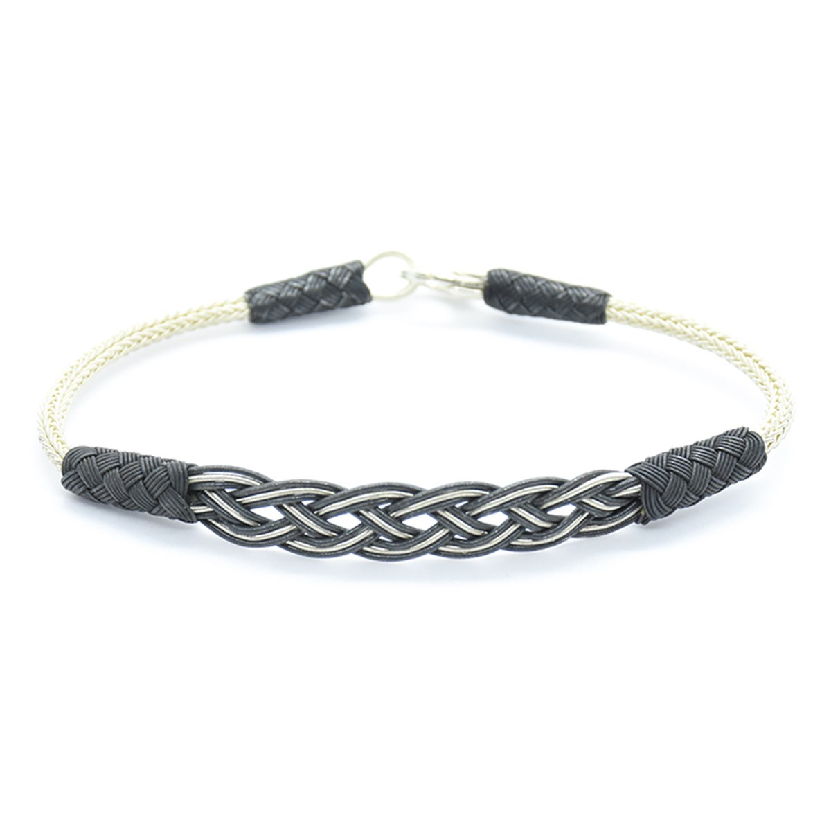 Örgü Modeli Kazaziye Gümüş Bileklik