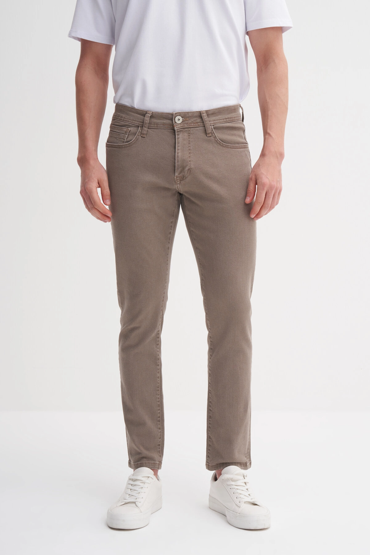 Cazador Erkek 09250 Parker Non Denım Pantolon Stone Wash