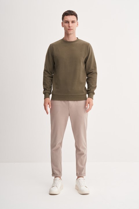 Cazador Erkek  Caz 56400 Selanik Bıs.Yk. Sweat Haki