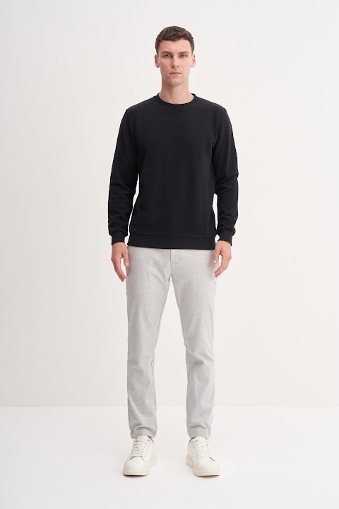 Cazador Erkek  Caz 56400 Selanik Bıs.Yk. Sweat Siyah