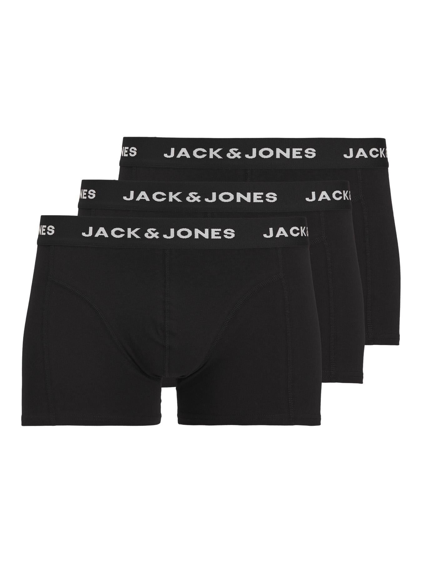 Jack&Jones Addıtıonals 12171944 Çamaşır 3'Li Siyah
