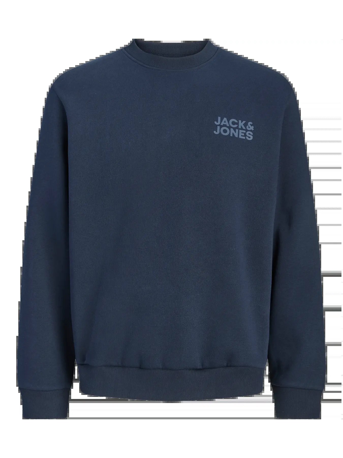 Jack&Jones Erkek 12290659 jorlogo sweat crew neck tr ss25 Sweatshirts Lacivert