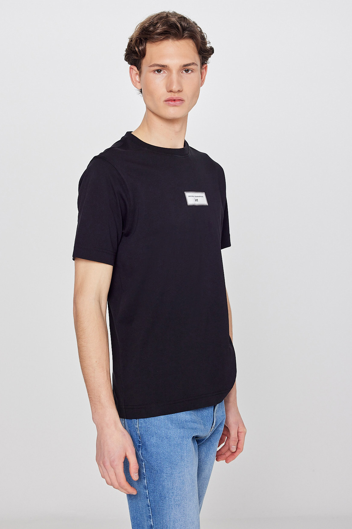 Lee Erkek L2610071 Mid Logo T-shirt / Black Standart