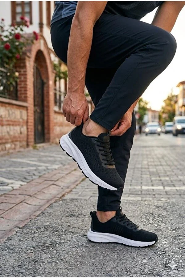 Lescon Erkek Meru 2 Flex Spor Ayakkabı Siyah