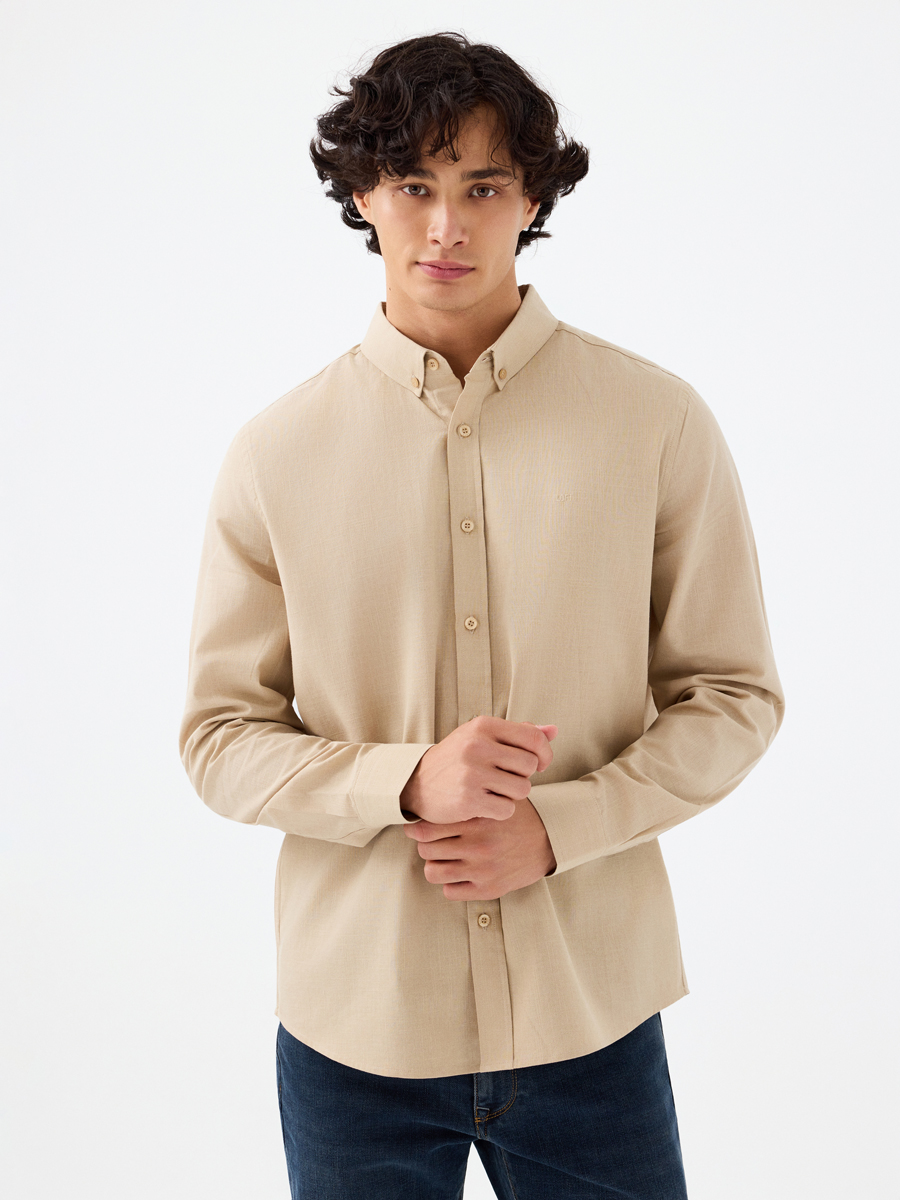 Loft Erkek 2037403 Gömlek Bej