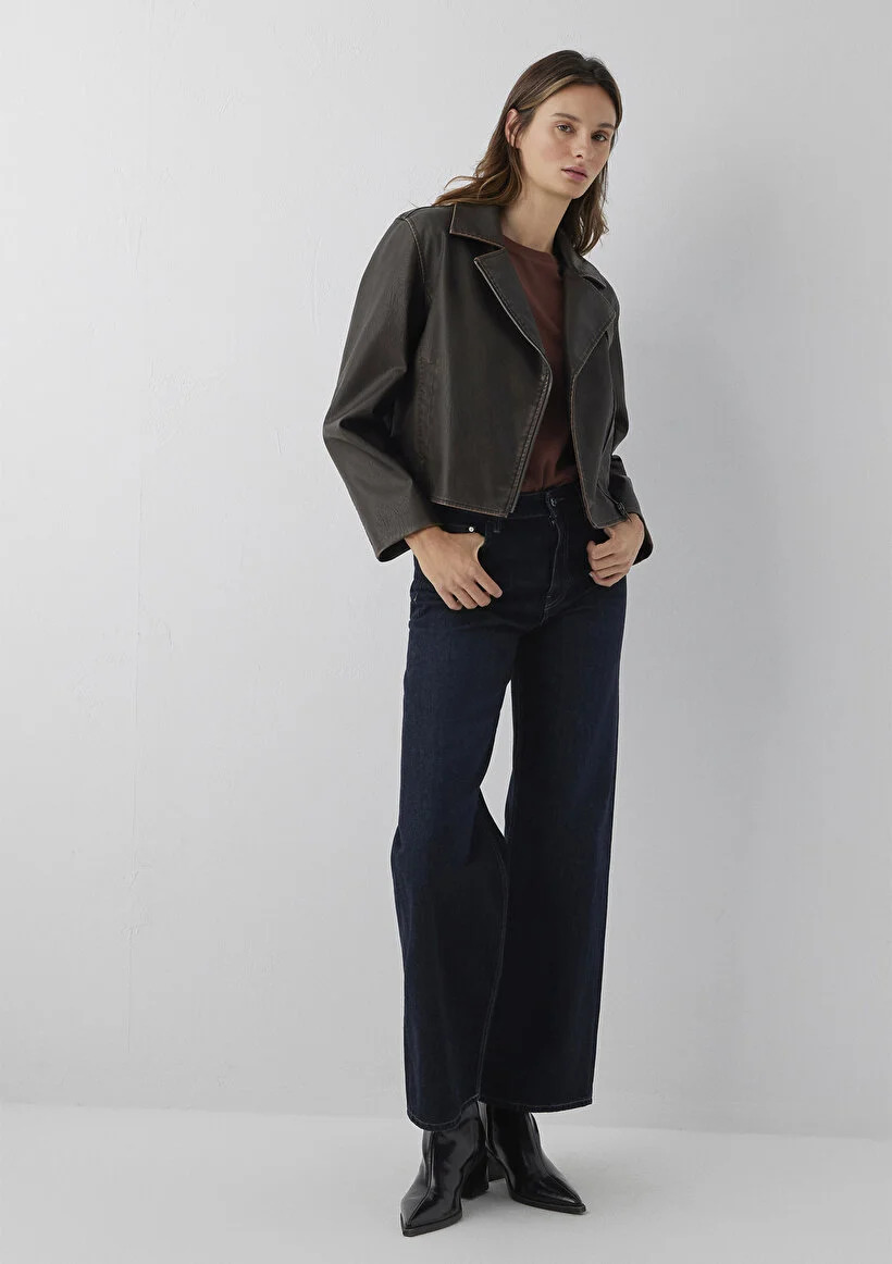 Mavi Kadın M1110873-82722 Kadın Ceket Dark Brown Kahve