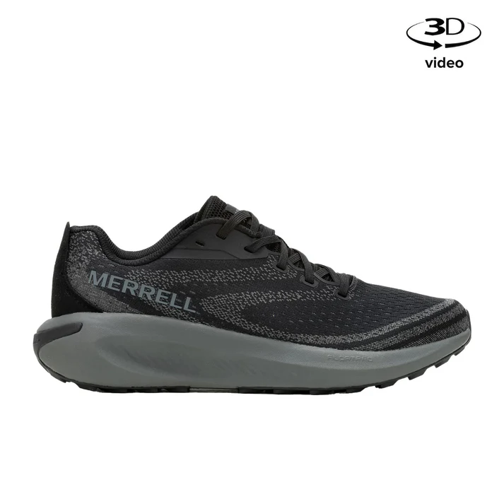 Merrell Erkek J068063 Morphlıte Yol Koşusu Ayakkabısı / Black/Asphalt Standart