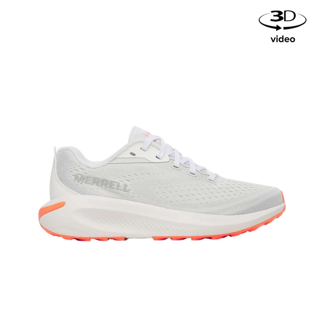 Merrell Erkek J068681 Morphlıte Yol Koşusu Ayakkabısı / Whıte/Flare Standart