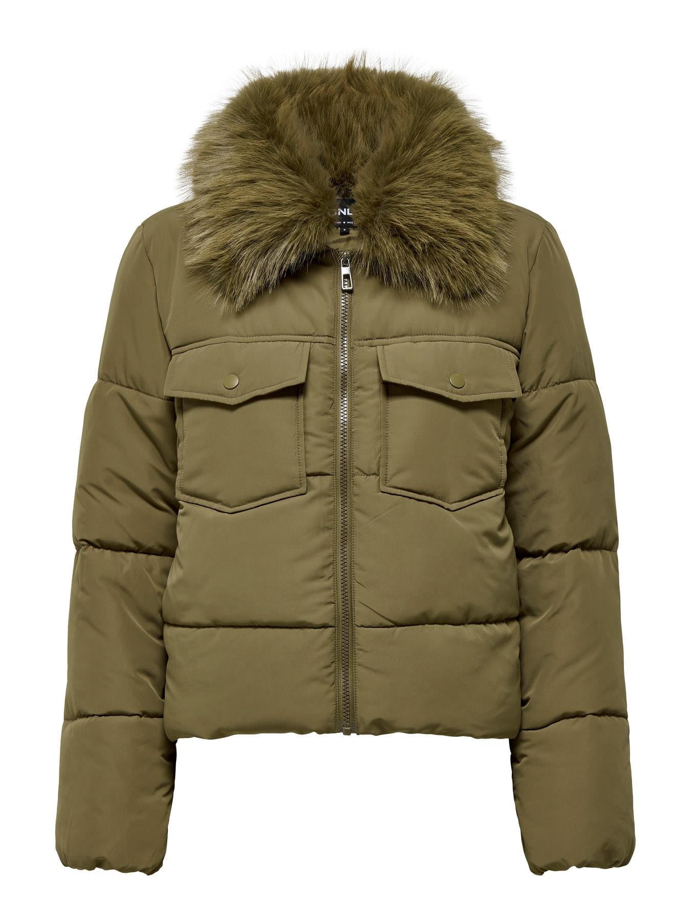 Only Kadın 15322000 Onlmaggı Fur Puffer Lıfe Cc Otw K.Vizon