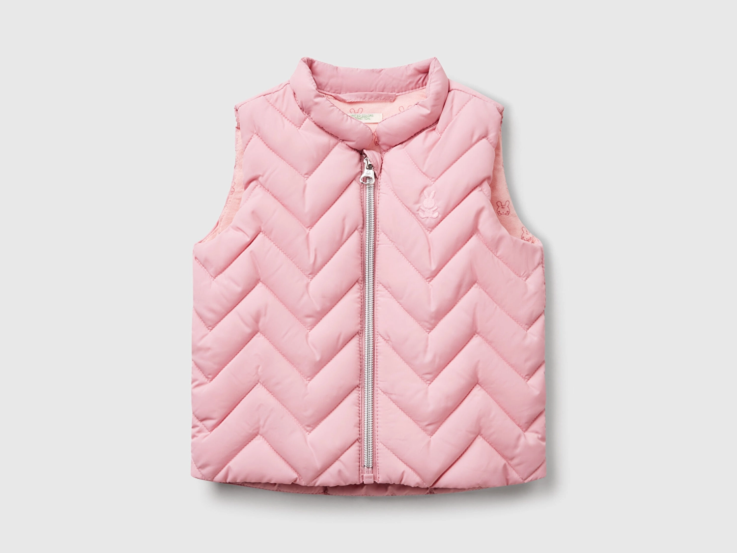 Benetton Çocuk  2WU0AJ005 Nb Yelek Pembe