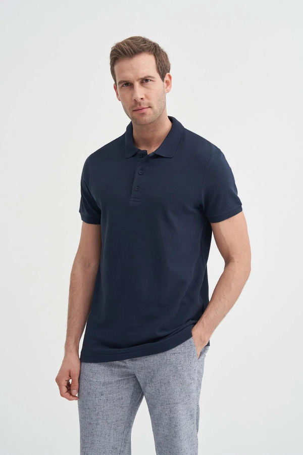 Cazador Erkek 46130 Polo Pike T-Shırt Lacivert