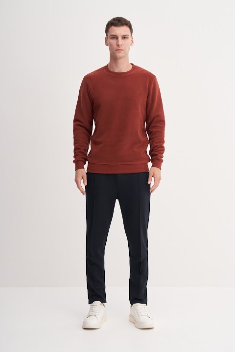 Cazador Erkek  Caz 56400 Selanik Bıs.Yk. Sweat Kiremit
