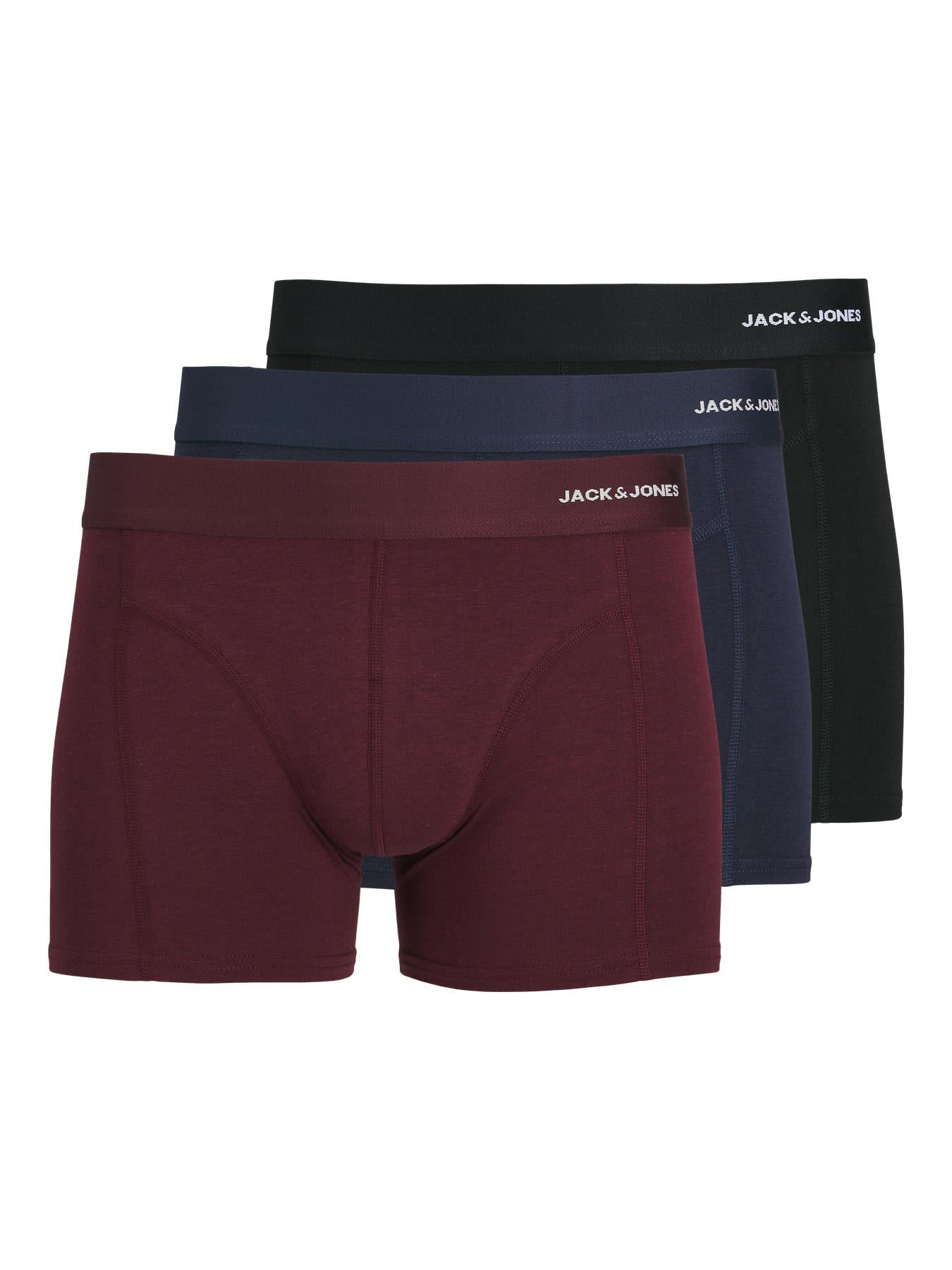 Jack&Jones Addıtıonals 12198852 Çamaşır 3'Li Bordo