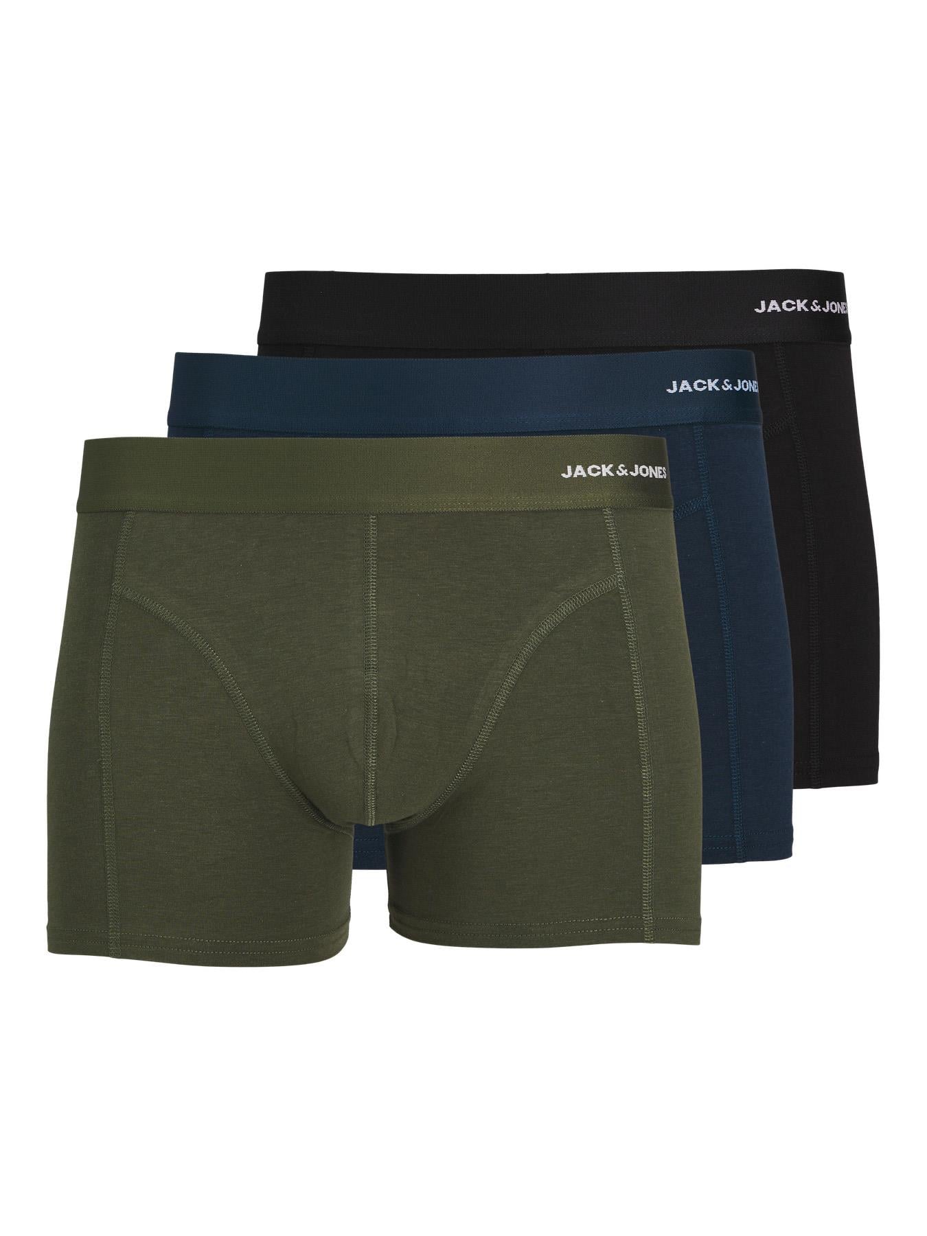 Jack&Jones Addıtıonals 12198852 Çamaşır 3'Li Haki