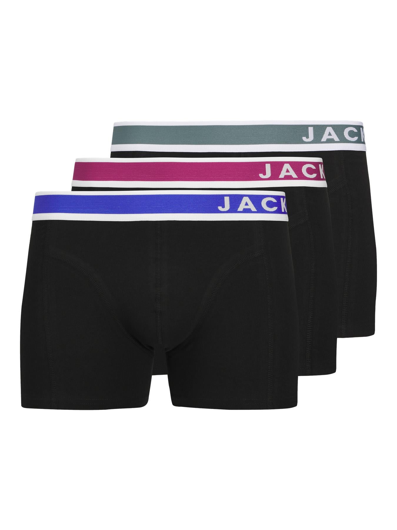 Jack&Jones Addıtıonals 12281991 Çamaşır 3'Li Siyah