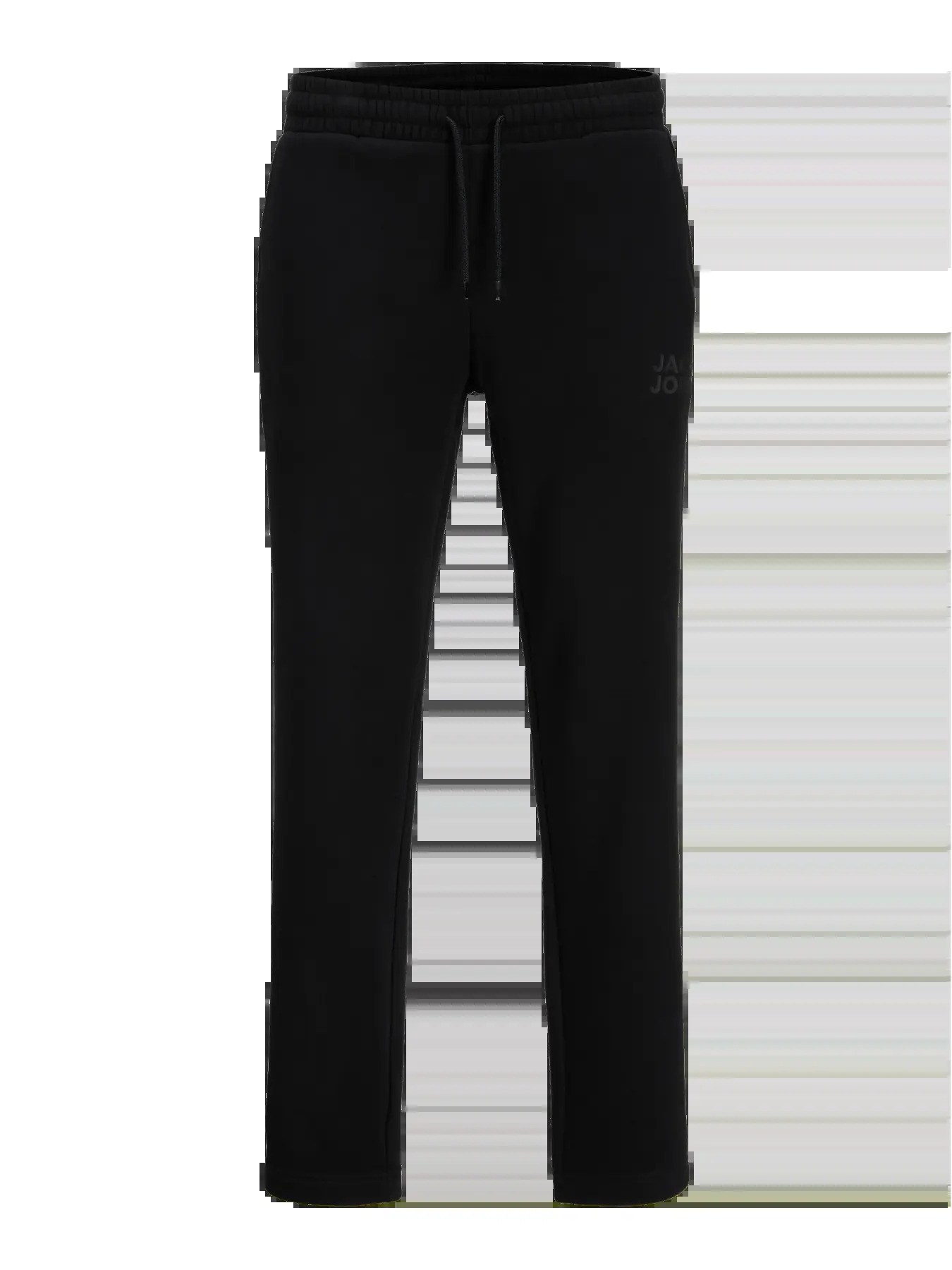 Jack&Jones Erkek 12290437 jpst gordon newplush sweat pant Trousers Siyah