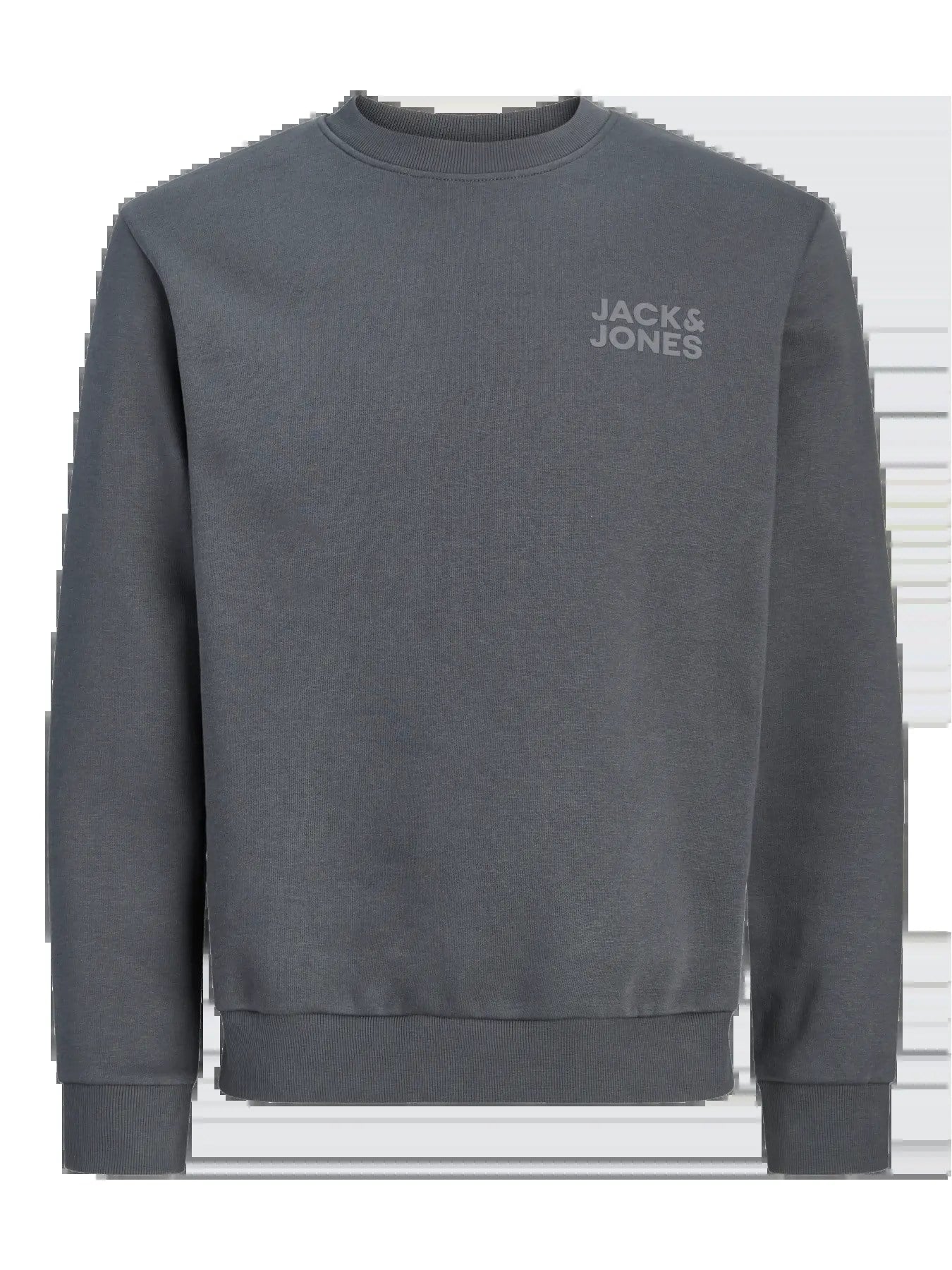 Jack&Jones Erkek 12290659 jorlogo sweat crew neck tr ss25 Sweatshirts K.Gri