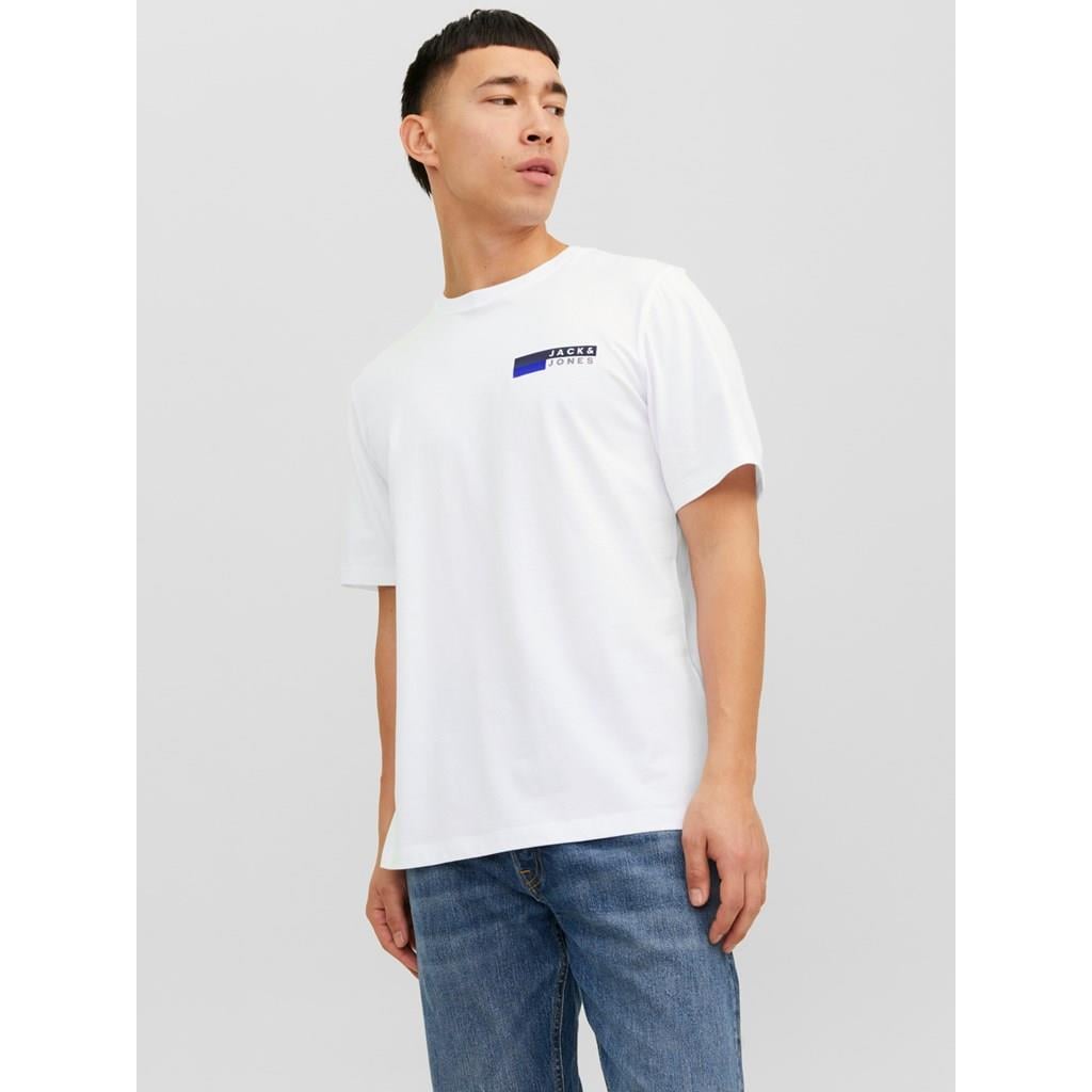 Jack&Jones Essentıals Erkek 12233999 T-Shırt Beyaz