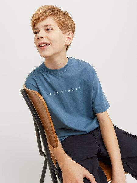 Jack&Jones Junıor Çocuk 12237435 T-Shırt İndigo