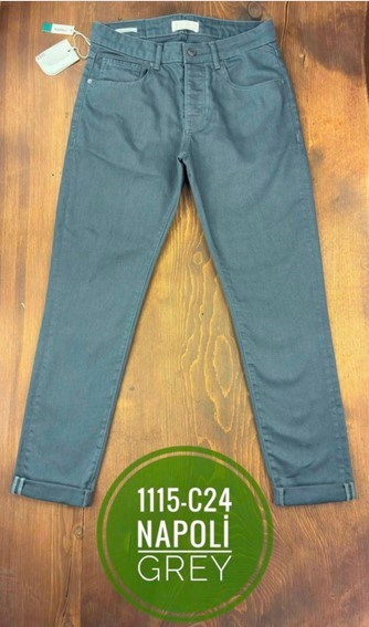 Jsco Erkek 1115-C24-Napolı Jean Pantolon / Grey Gri