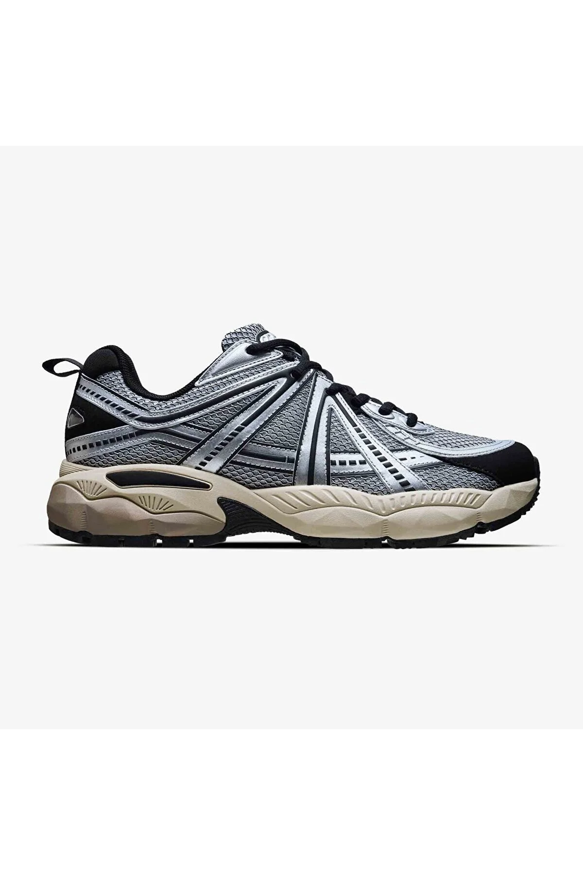 Lescon Kadın Artura Sneakers Spor Ayakkabı Gümüş