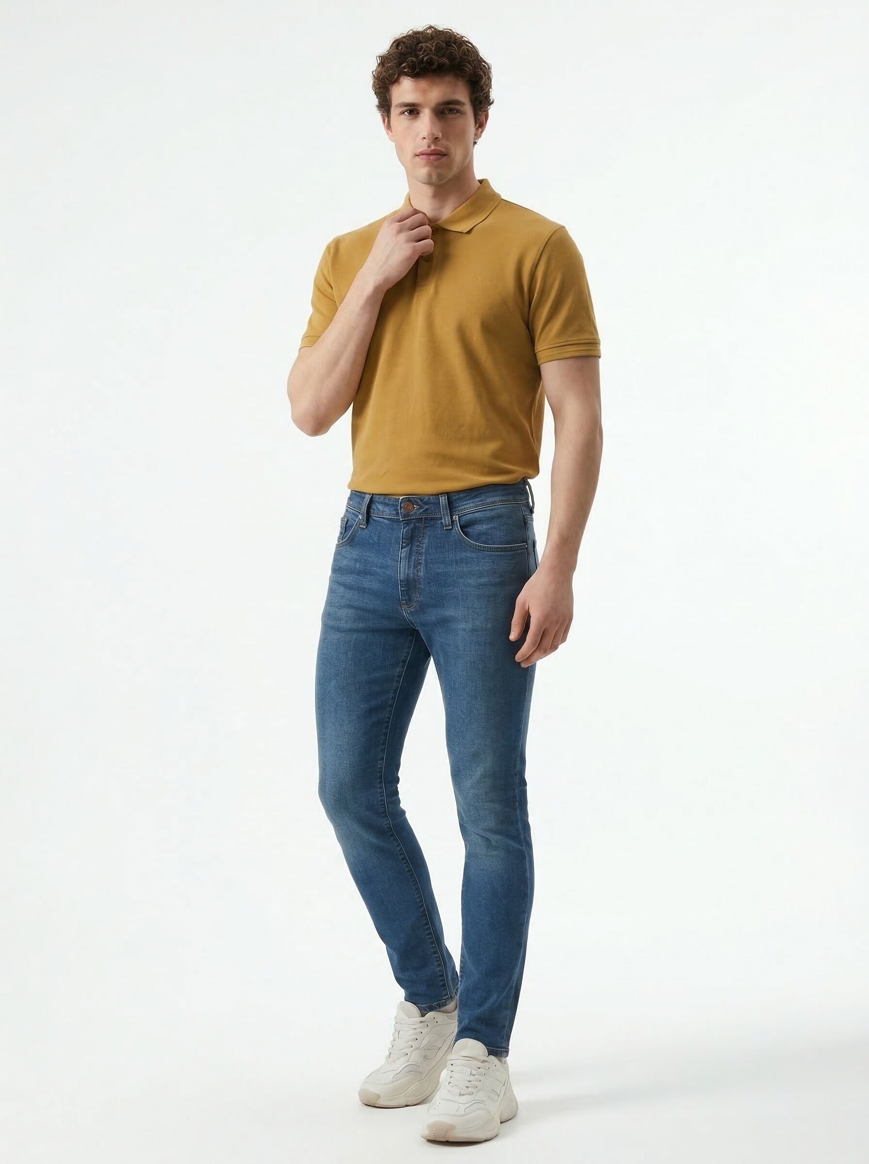 Loft Erkek 2037021 Dante Green Wash M Pnt Mavi