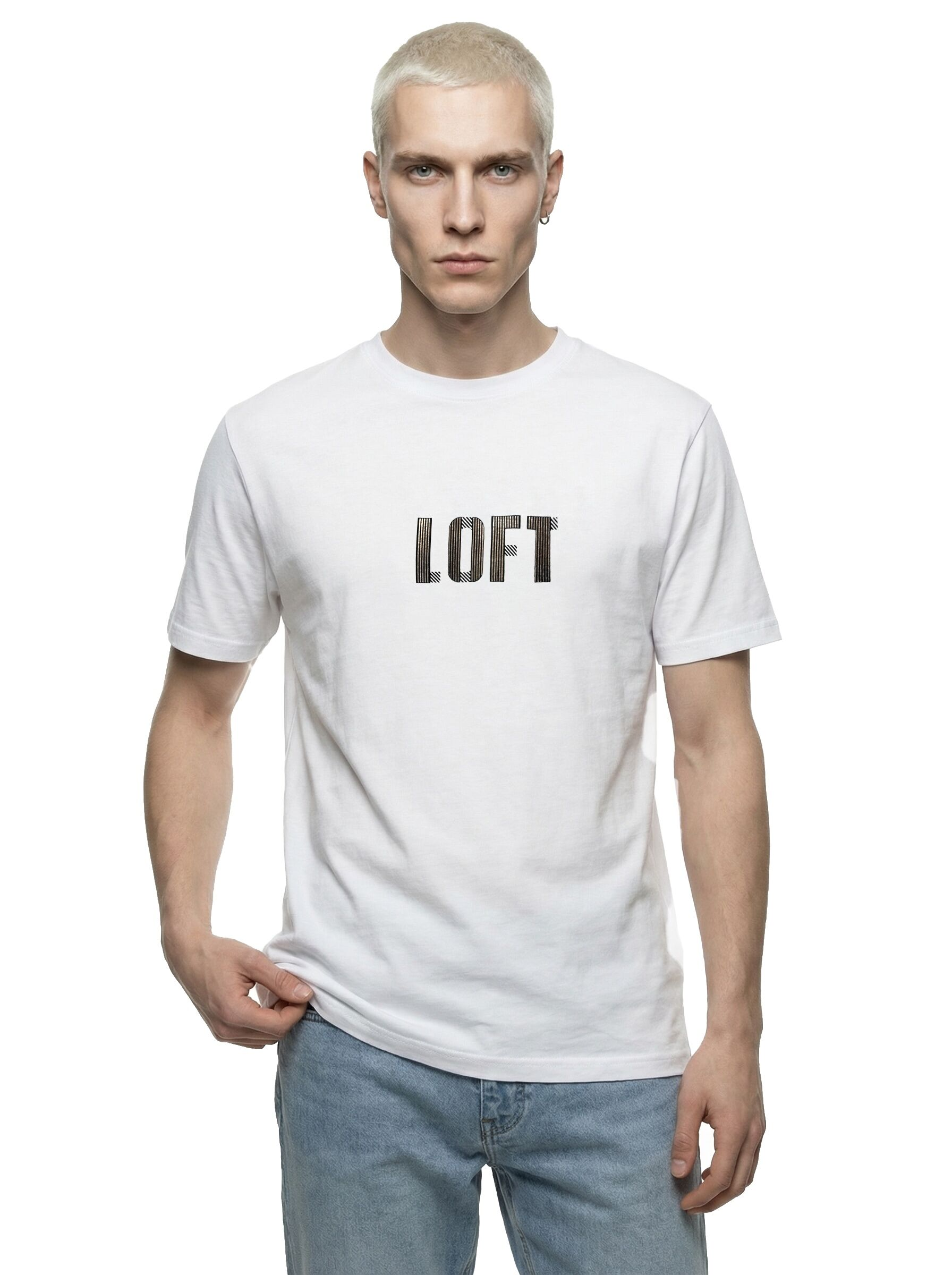 Loft Erkek 2042338 T-Shırt Beyaz