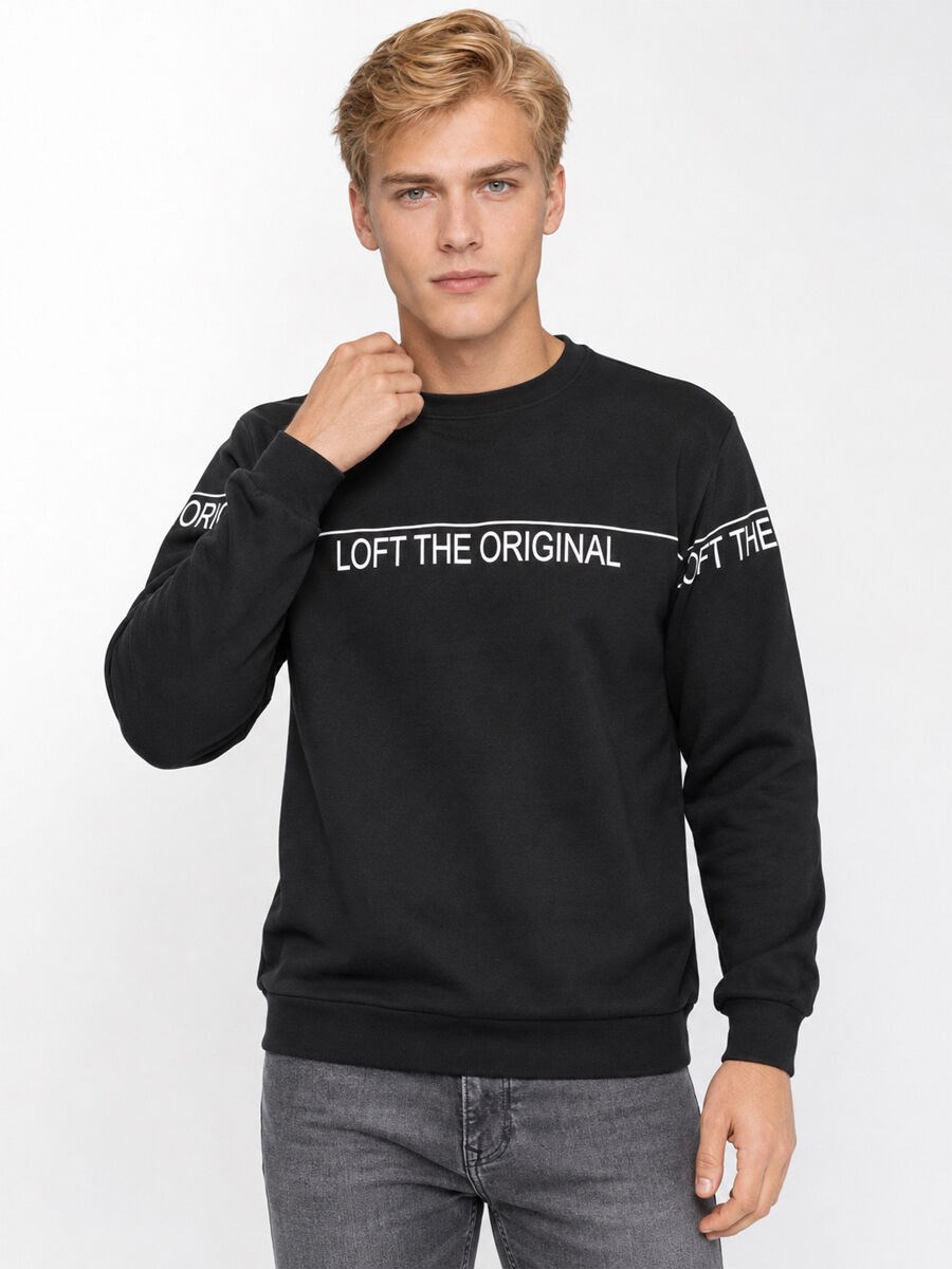 Loft Erkek LF2041075 Sweat Siyah