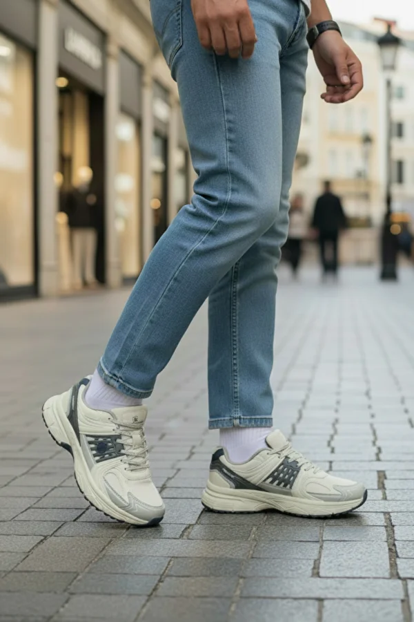 Lumberjack Erkek 102158201 Abel Sneaker / Kırık Beyaz / A10215820112010 Standart