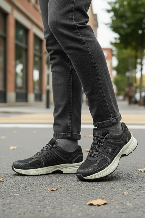 Lumberjack Erkek 102158202 Abel Sneaker / Sıyah / A10215820212010 Standart